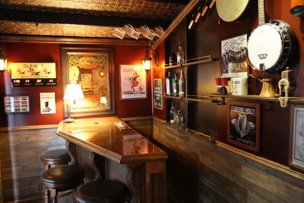 Celtic Pub Bar Ready for Service